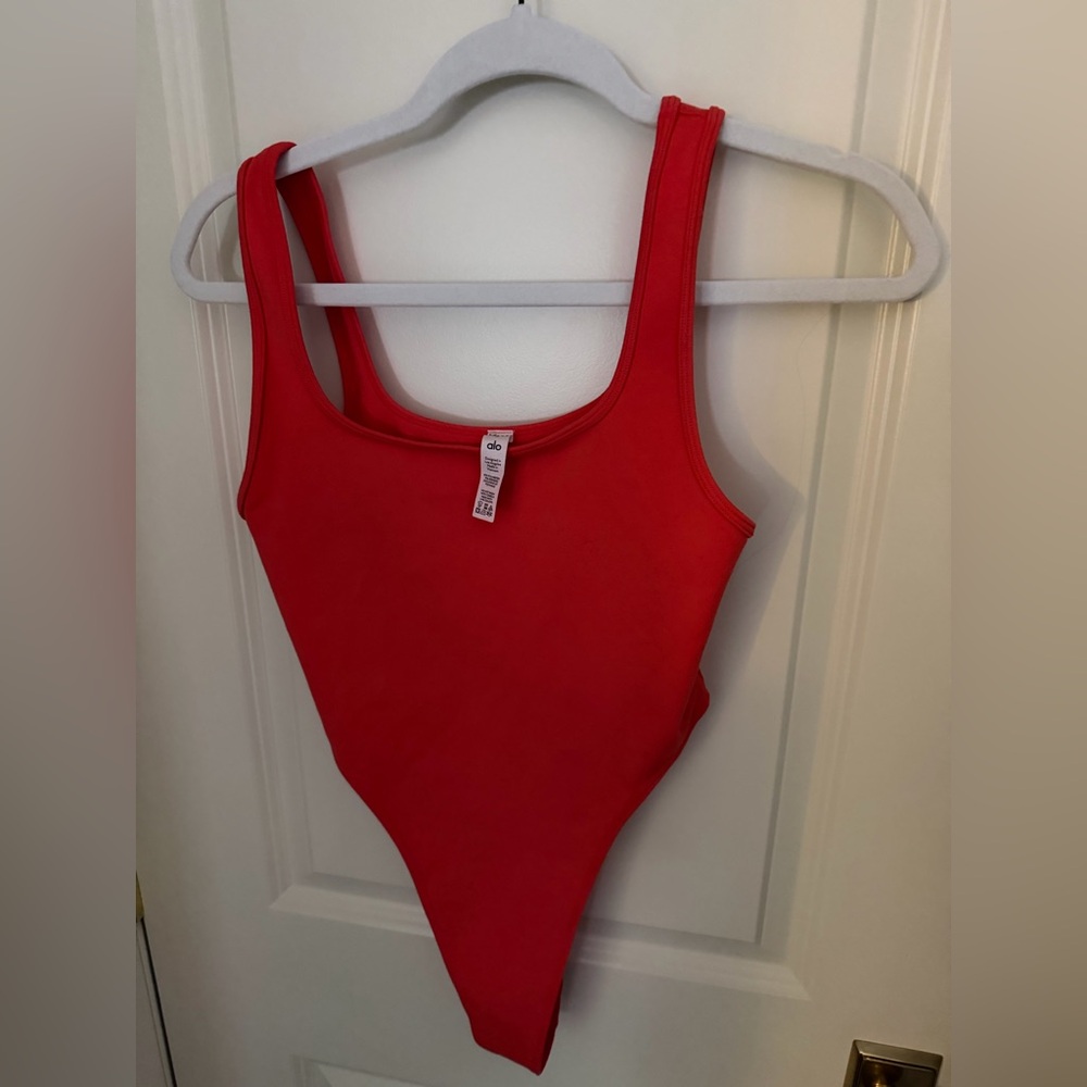 ALO Yoga Red/Orange Bodysuit
